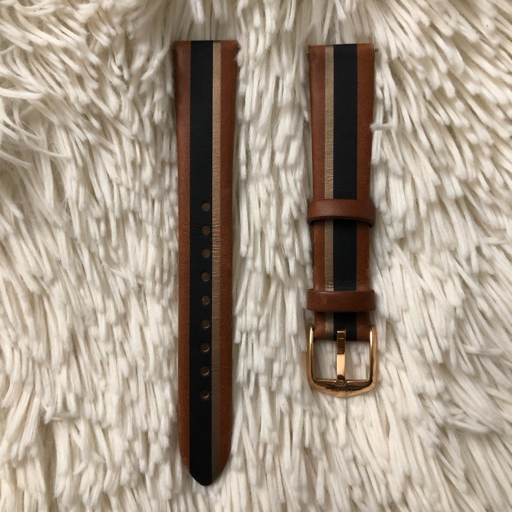 Fossil 16mm leather watch strap NWOT